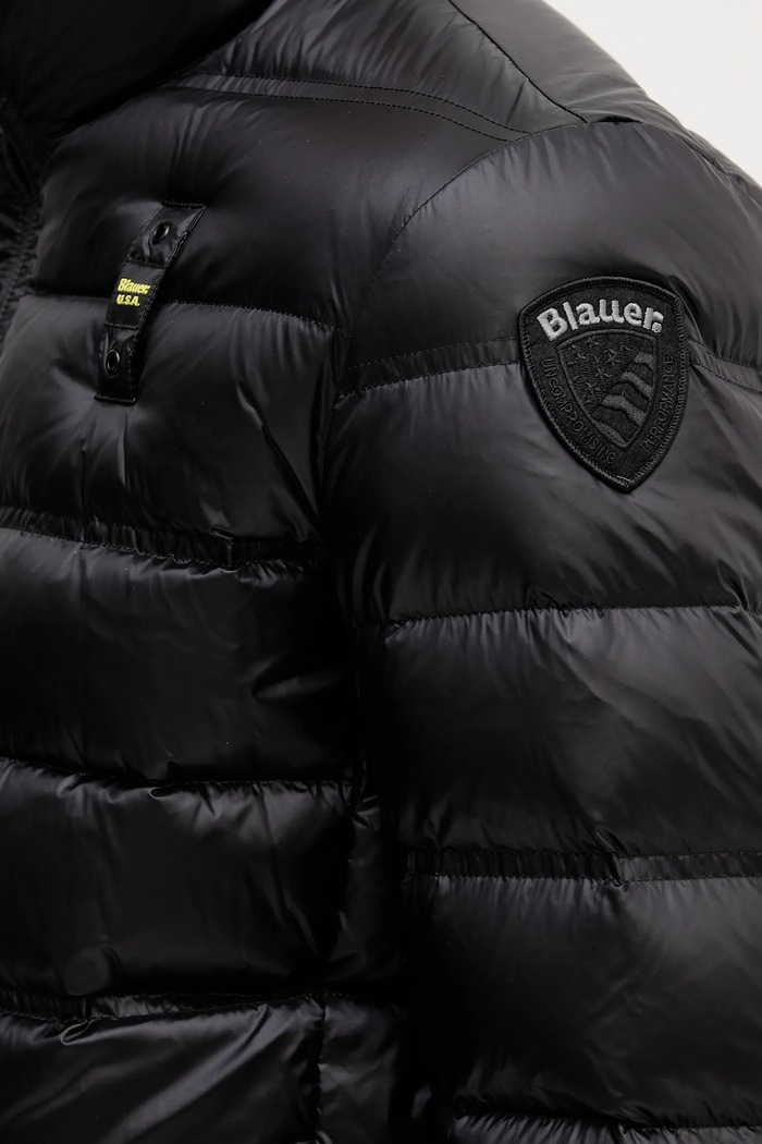 Péřová bunda Blauer BELMONT BLUC03090 černá