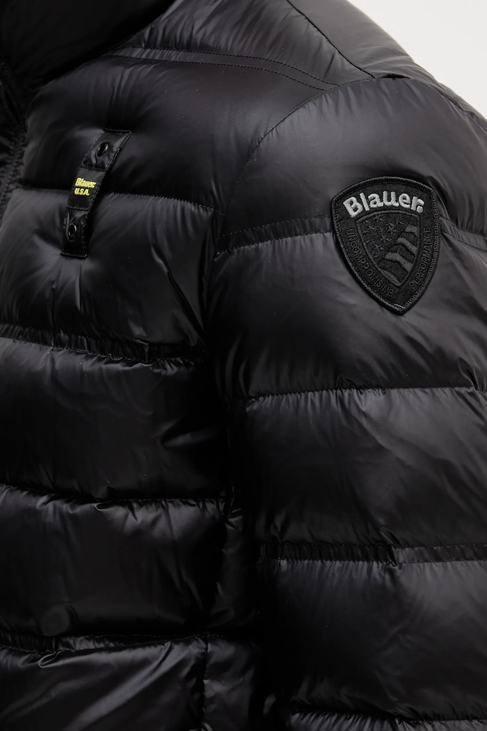 Péřová bunda Blauer BELMONT BLUC03090 černá