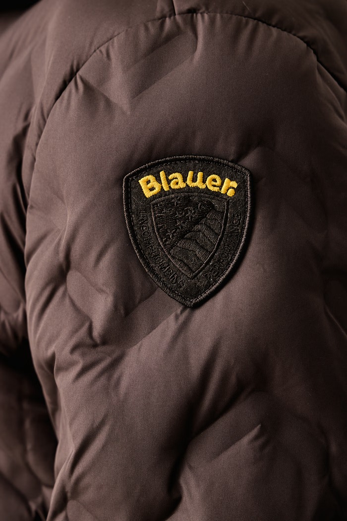 Kurtka puchowa męska PIERY Blauer brązowy BLUC03233