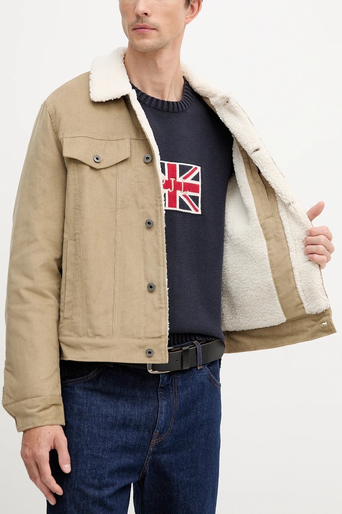 Pepe Jeans kordbársony kabát PM4027185