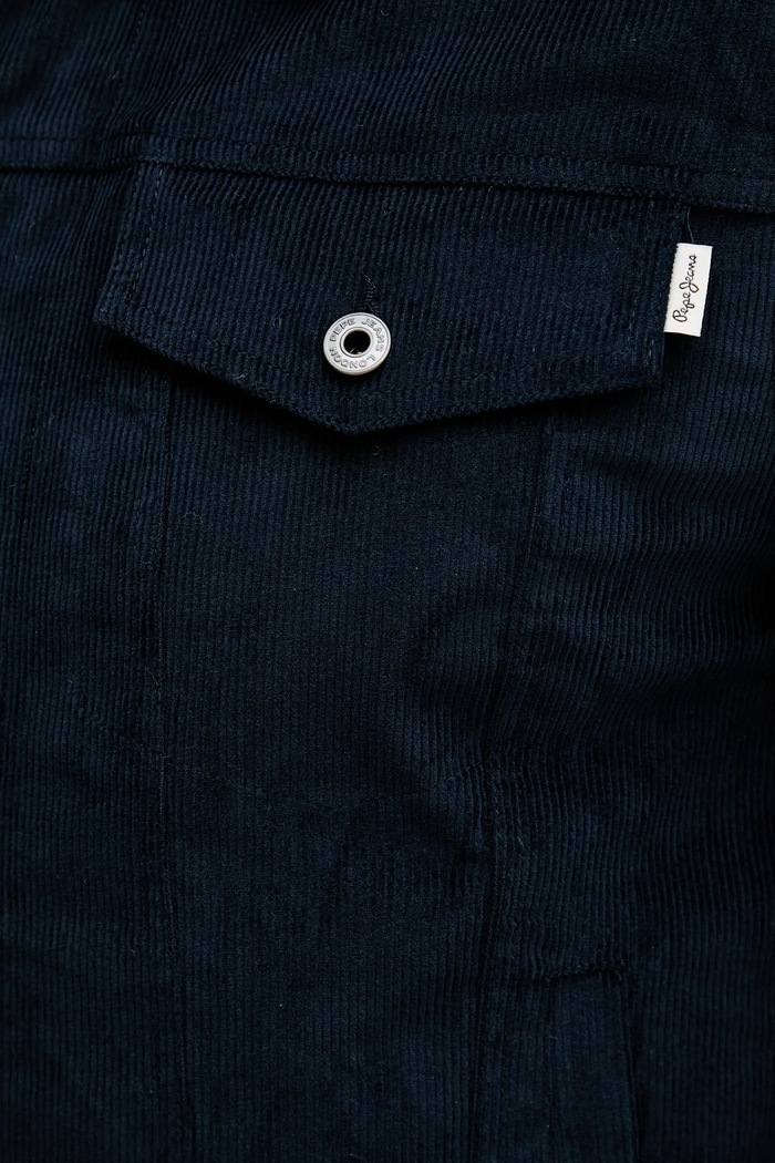 Menčestrová bunda Pepe Jeans PM4027185 tmavomodrá