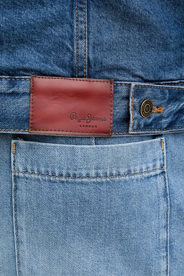 Rifľová bunda Pepe Jeans PM40271604A0 modrá