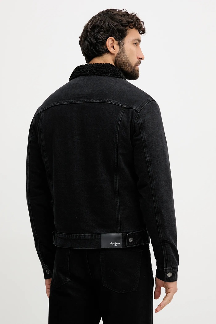 Odzież Pepe Jeans kurtka jeansowa PM40271609S0 czarny
