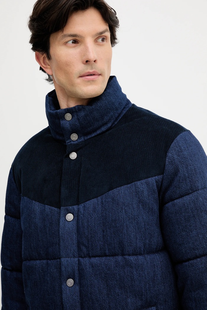 Pepe Jeans geacă jeans bleumarin PM4027165