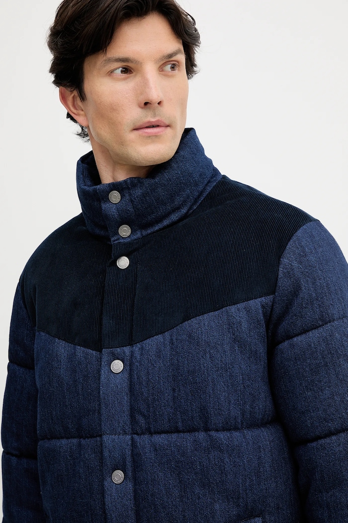 Pepe Jeans geacă jeans bleumarin PM4027165