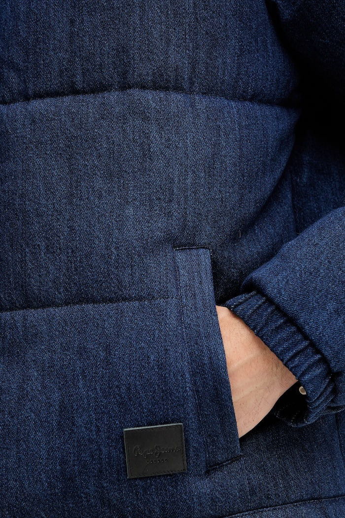 Pepe Jeans geacă jeans PM4027165 bleumarin