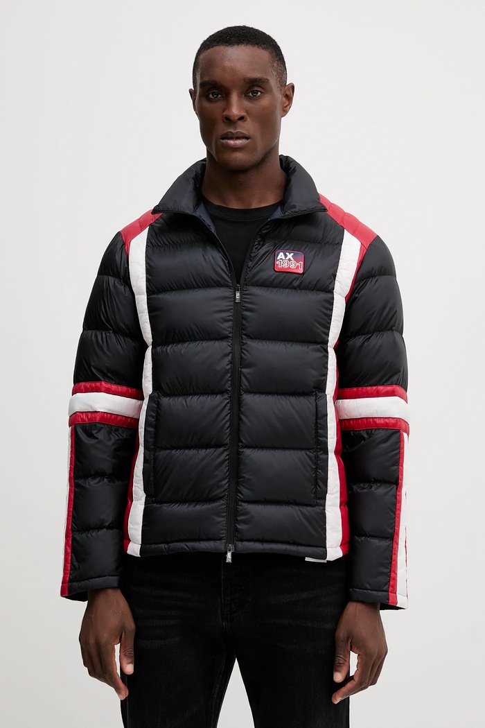 Пухено яке Armani Exchange лека изолация тъмносин XM001424.AF16912