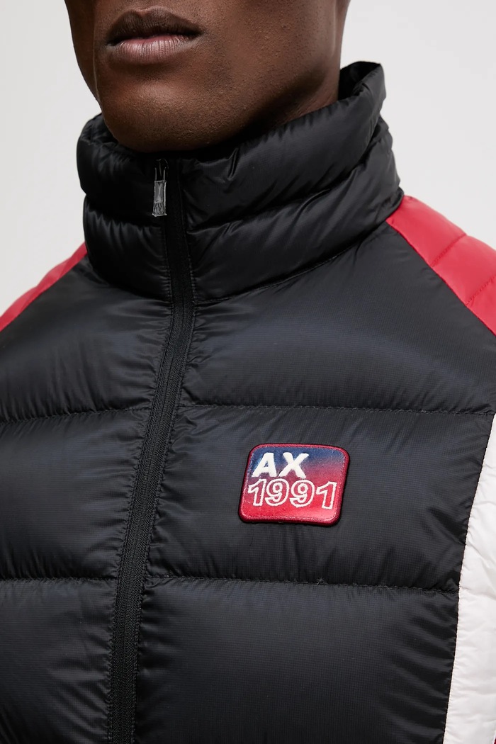 Пухено яке Armani Exchange XM001424.AF16912 тъмносин