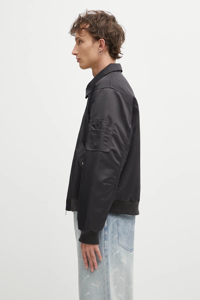 Puma bomber jacket PUMA x REPRESENT 632539 black AW25