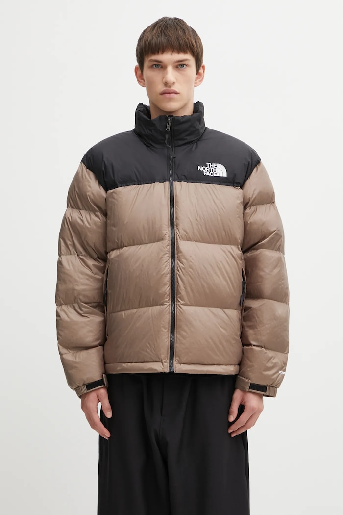 Páperová bunda The North Face 1996 Retro Nuptse zateplené hnedá NF0A3C8DDHL1