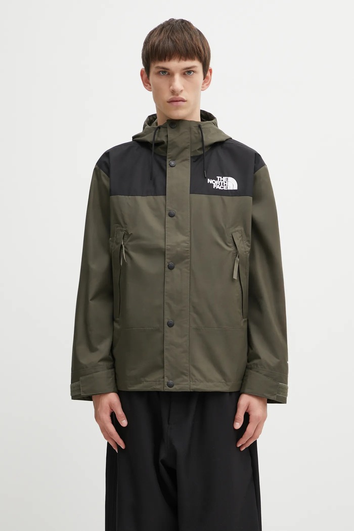 The North Face geacă Reign On cu gluga verde NF0A8B5GBQW1