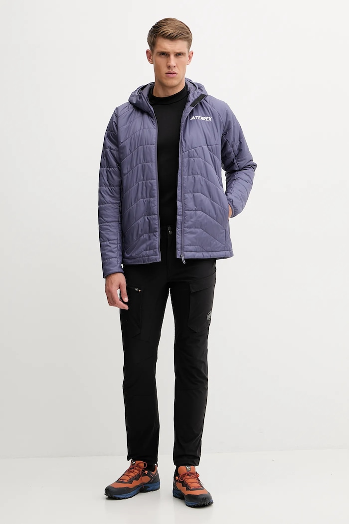 Turistická bunda adidas TERREX Multi Insulated JL9782 fialová AW25