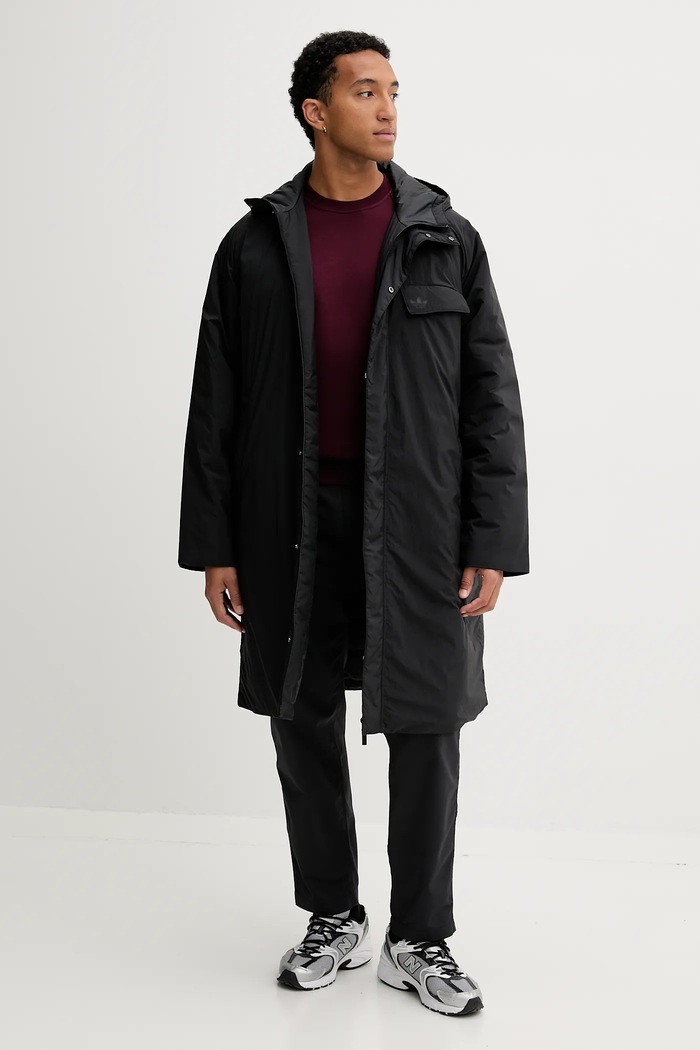 Jakna adidas Originals Premium Essentials Parka JW5834 crna AW25