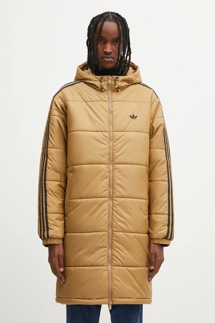 adidas Originals kurtka Adicolor pozostałe beżowy JW5847