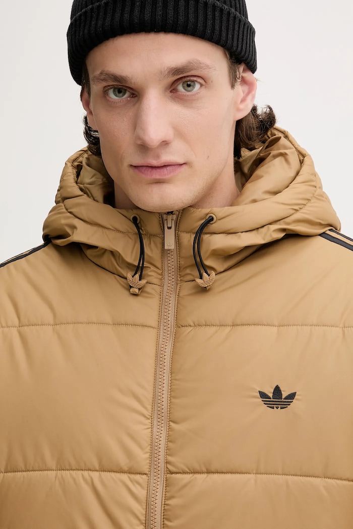 Jakna adidas Originals Adicolor bež JW5847