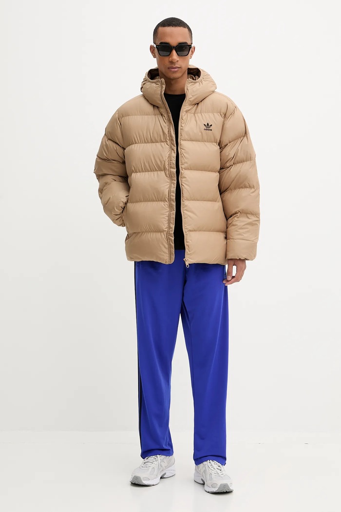 adidas Originals kurtka Commercial Puff JX4121 beżowy AW25