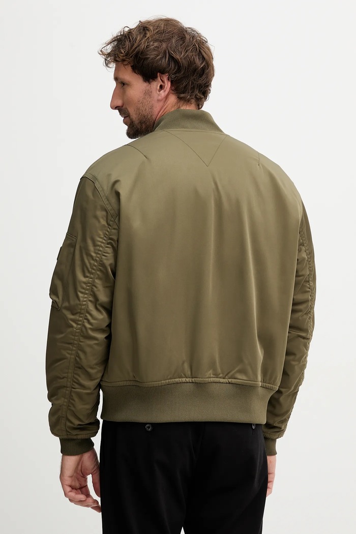 Îmbrăcăminte Tommy Hilfiger geacă bomber MW0MW40593 verde