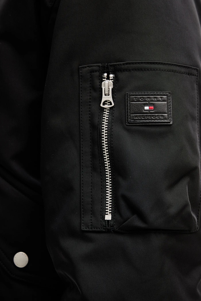 Bunda Tommy Hilfiger MW0MW40593 čierna