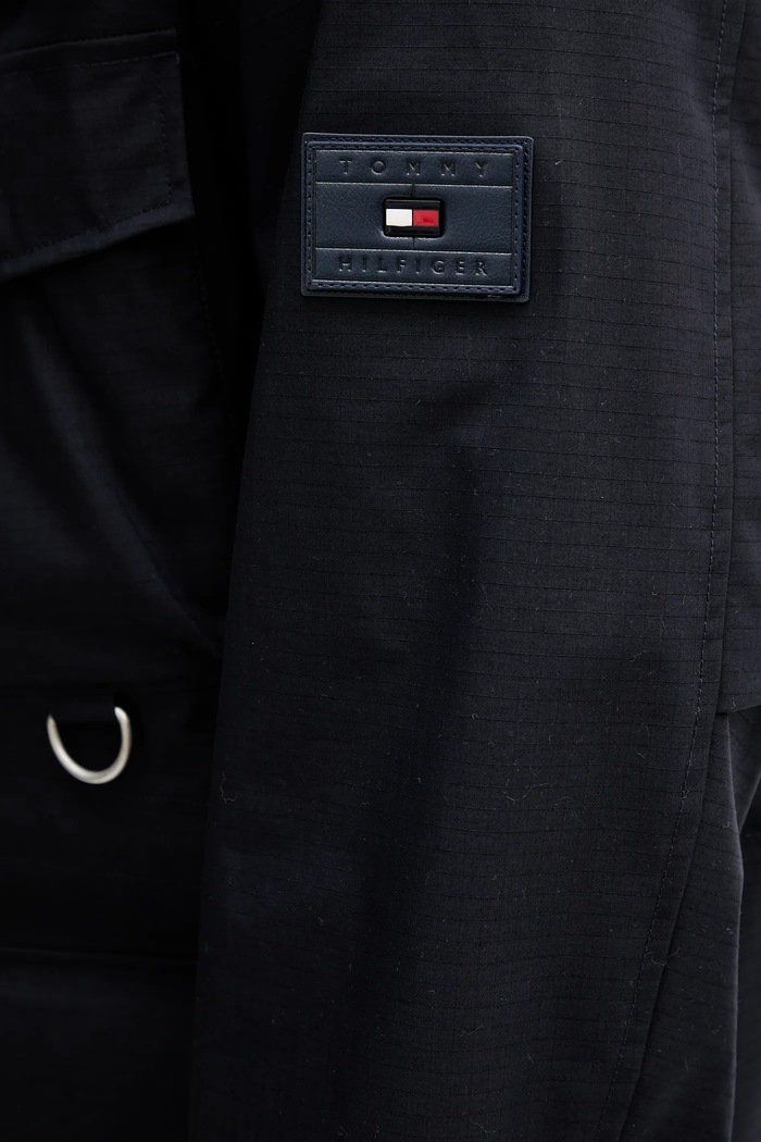 Bunda Tommy Hilfiger MW0MW42071 tmavomodrá
