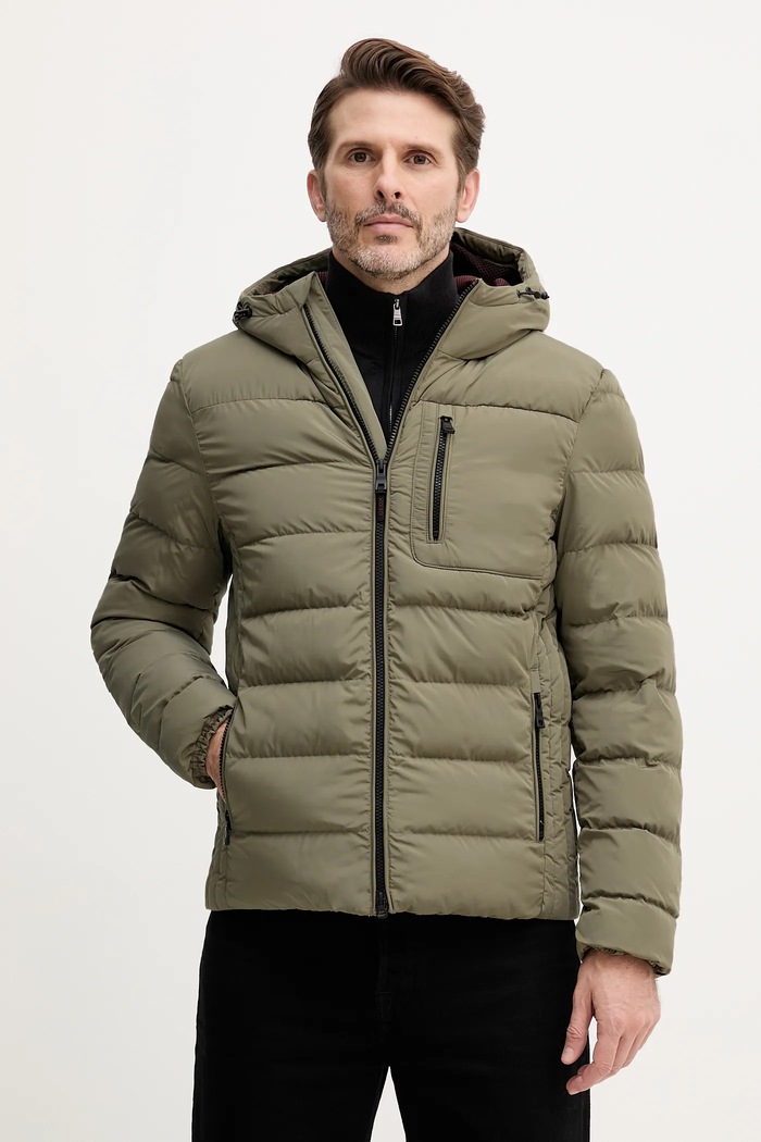 Geox geacă SNAKE cu captuseala verde M5628A.T3266