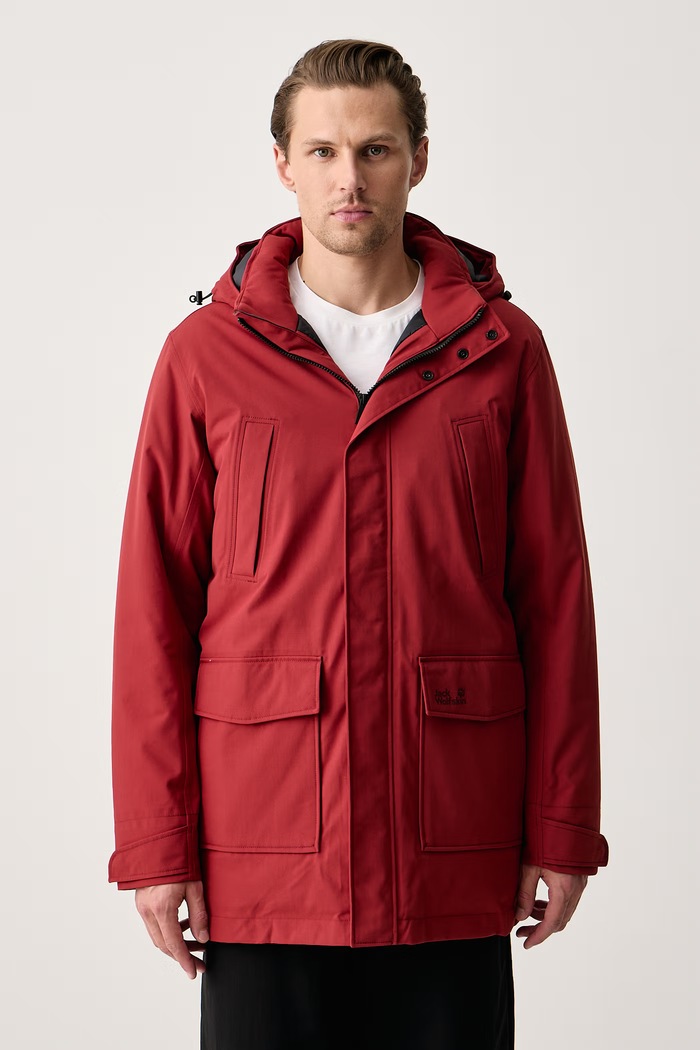 Jack Wolfskin Kurtka przejściowa męska CANYON SHIELD pomarańczowy A65119