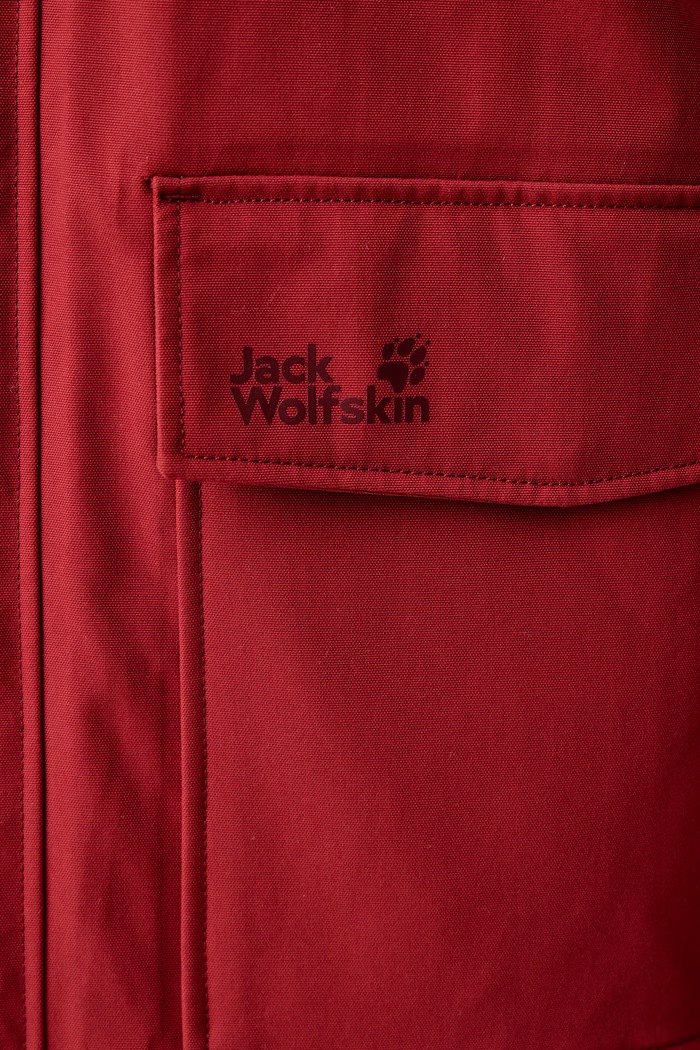 Kurtka przejściowa męska CANYON SHIELD Jack Wolfskin pomarańczowy A65119