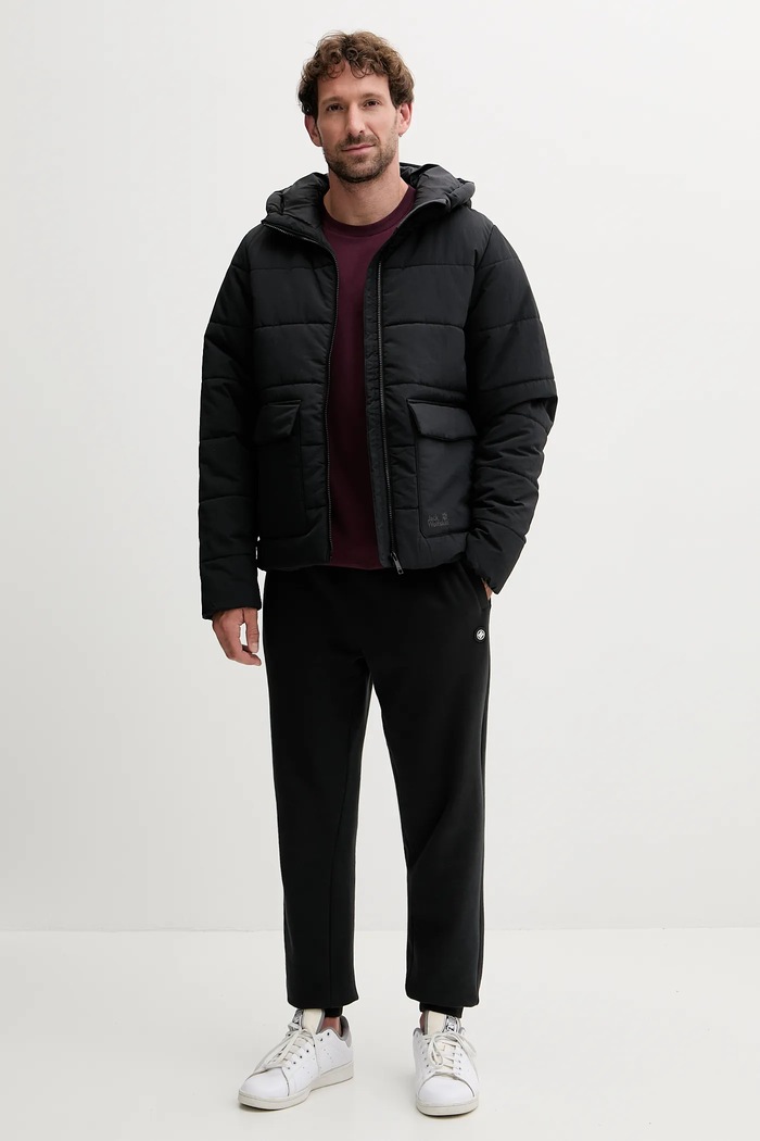 Jack Wolfskin rövid kabát NORTHERN LITE A65023 fekete AW25