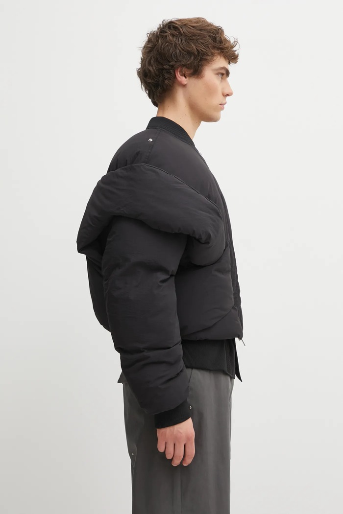Μπουφάν bomber Heliot Emil μαύρο AW25.M.02.163.BLK01