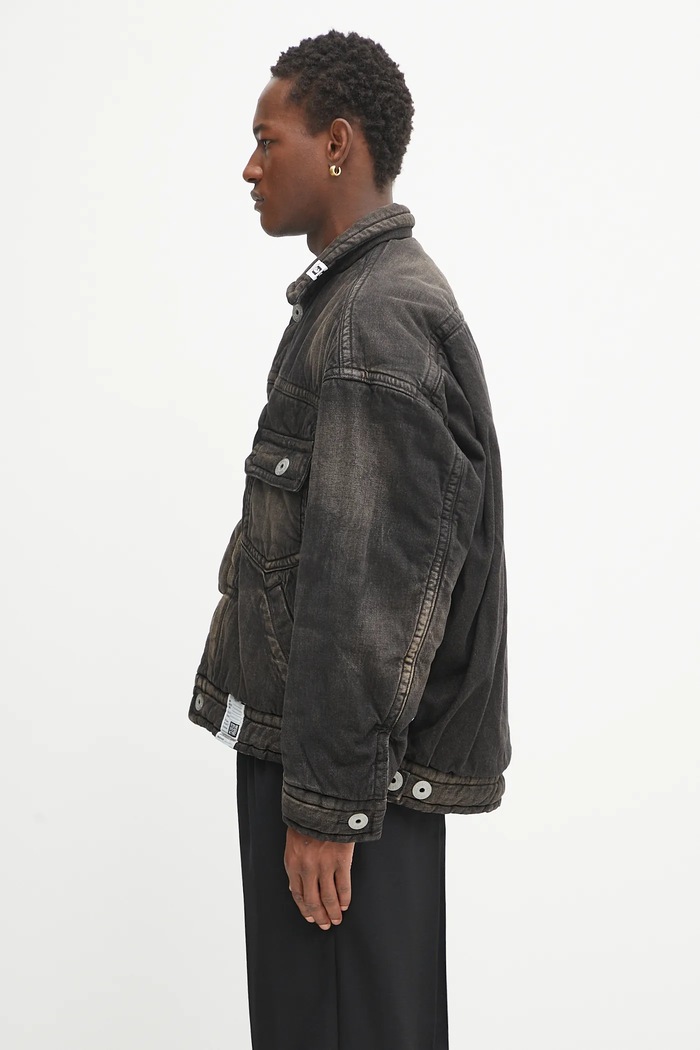 Džínová bunda Maison MIHARA YASUHIRO Blouson J15BL126 černá AW25
