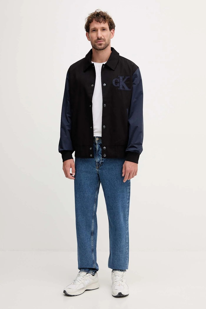 Bunda Calvin Klein Jeans LV04RD400G čierna AW25