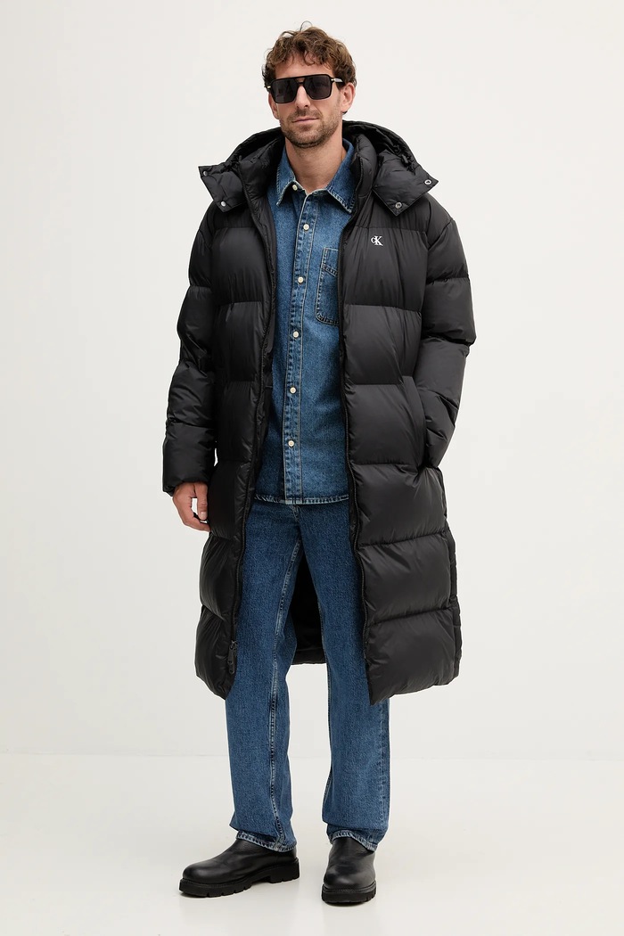 Bunda Calvin Klein Jeans LV04RD518G čierna AW25