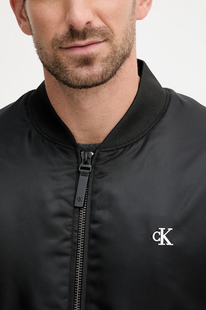 Calvin Klein Jeans geacă bomber LV04RC526G negru