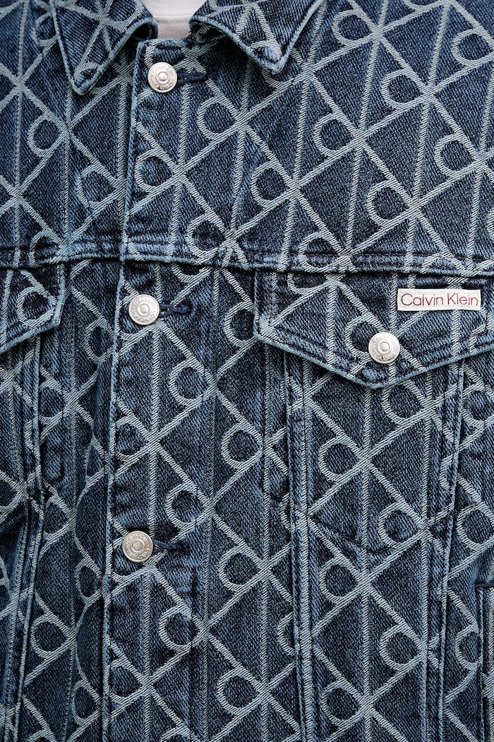 Дънково яке Calvin Klein Jeans LV04RD767G тъмносин