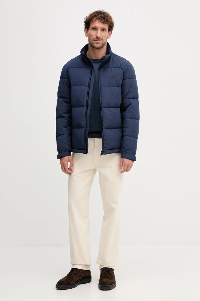 Bunda Trussardi F007M000012N tmavomodrá AA00