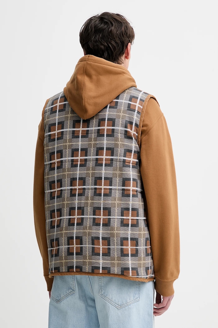 Bavlněná vesta Dickies DK0A88IT hnědá