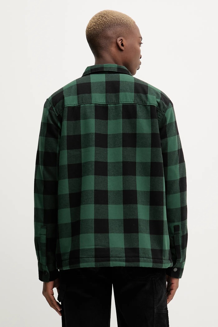 Dickies geacă cu aspect de cămașă DK0A4XGR verde AW25