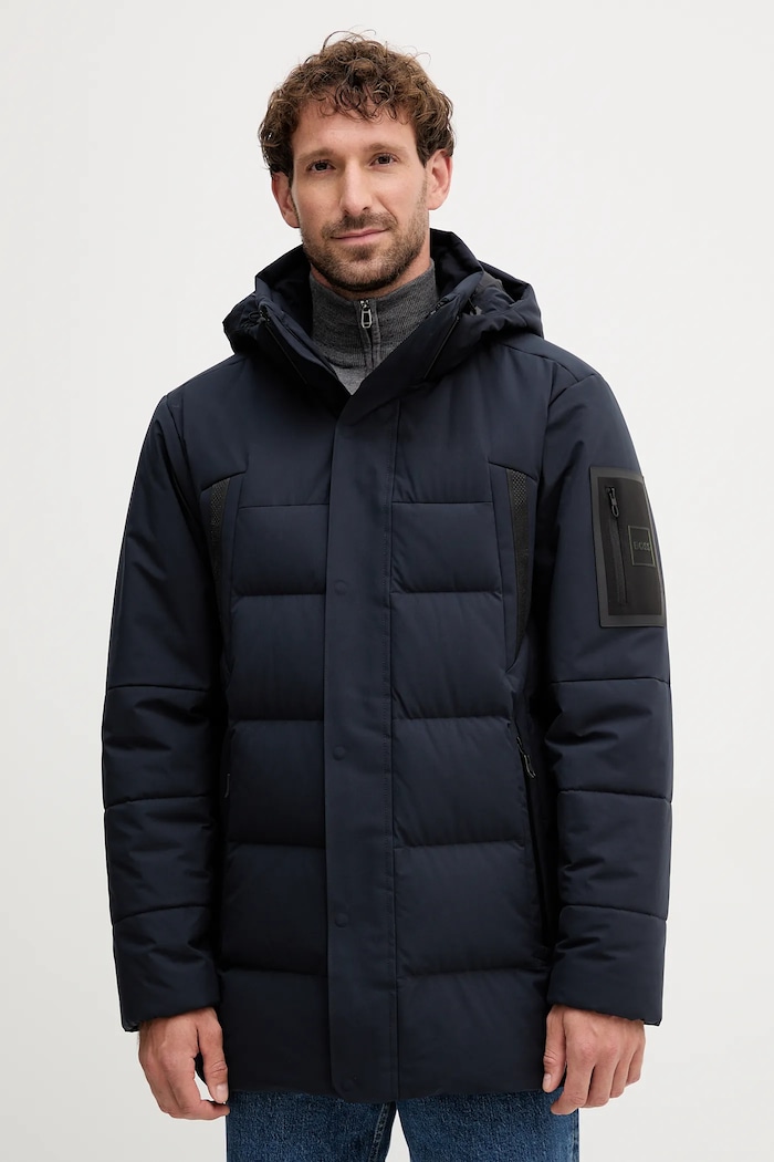 BOSS Green Куртка BOSS Green OW_Block-X Parka темно-синій 50547262