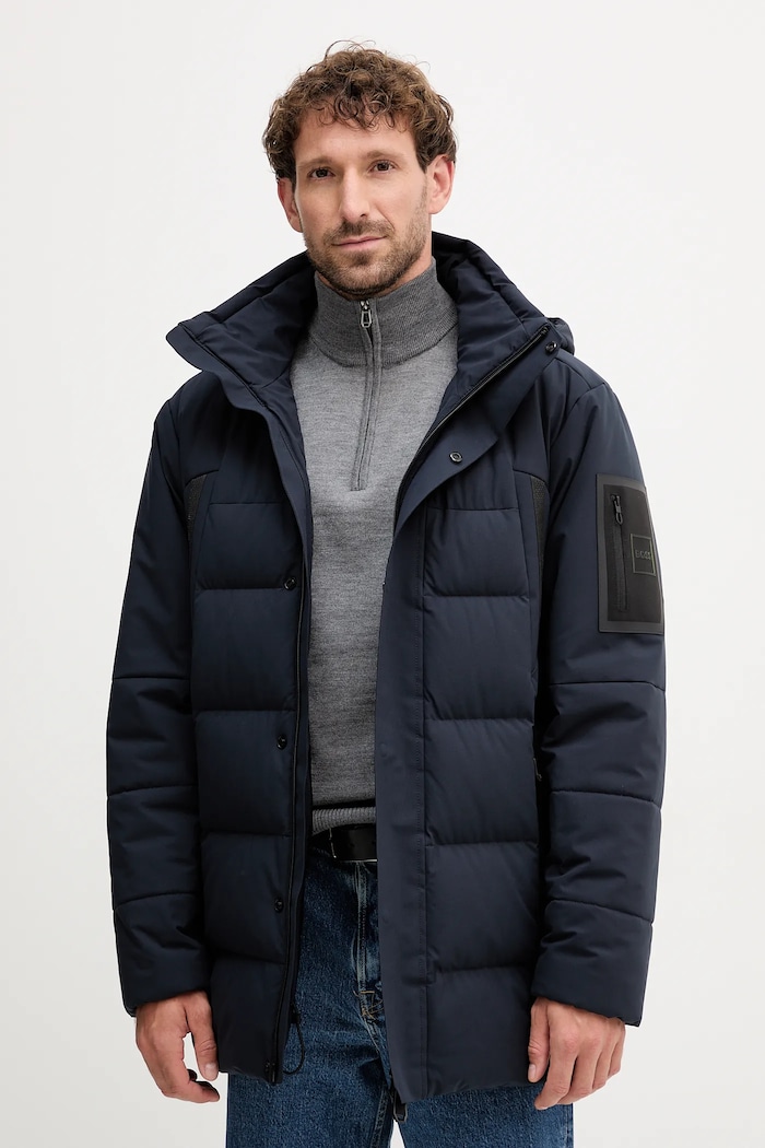 Куртка BOSS Green OW_Block-X Parka BOSS Green 50547262 темно-синій