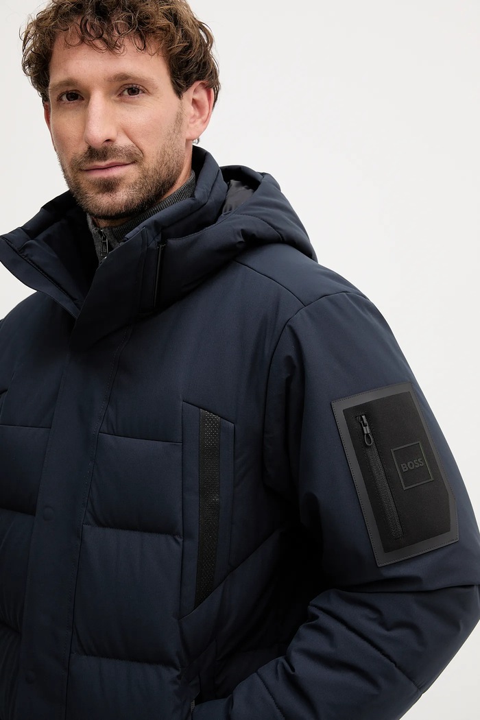Куртка BOSS Green OW_Block-X Parka BOSS Green темно-синій 50547262