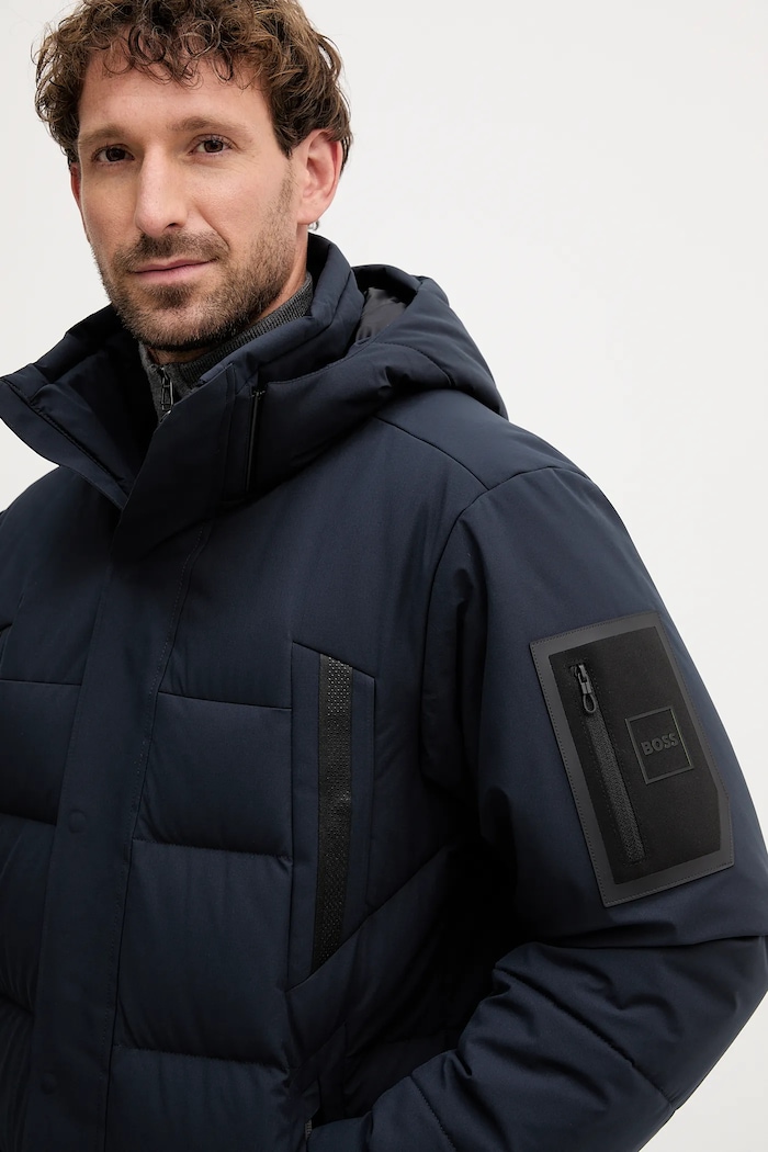 Куртка BOSS Green OW_Block-X Parka BOSS Green темно-синій 50547262