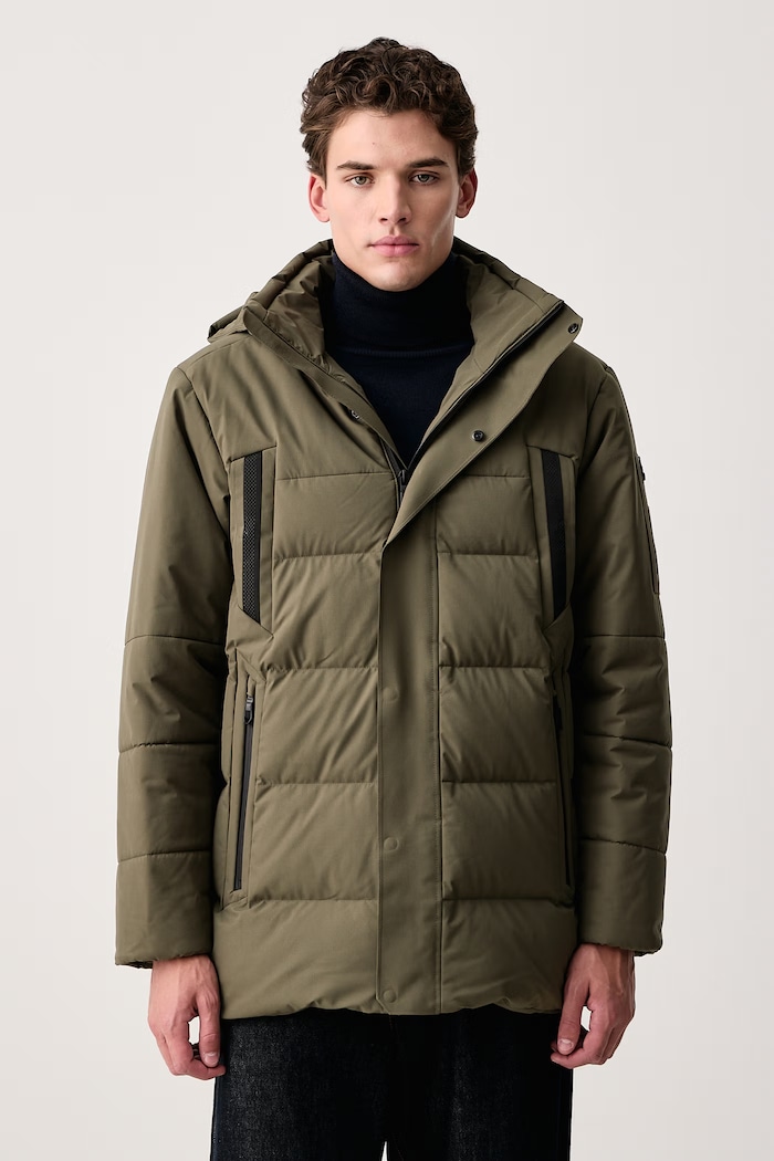 BOSS Green Zimná bunda pánska OW_Block-X Parka zelená 50547262
