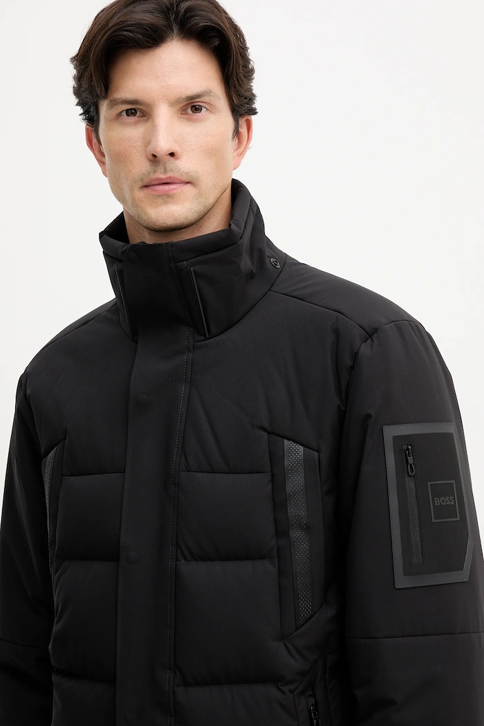 Зимова куртка чоловіча OW_Block-X Parka BOSS Green чорний 50547262