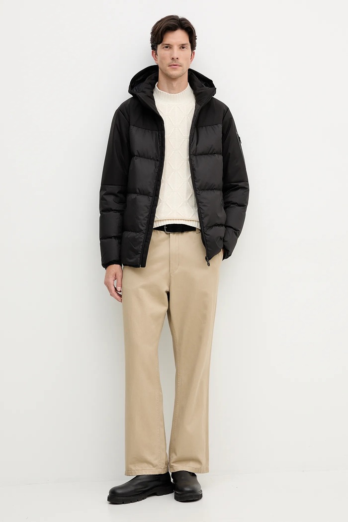 BOSS Green Kurtka puchowa OW_Block-X JT HD 50548693 czarny AW25