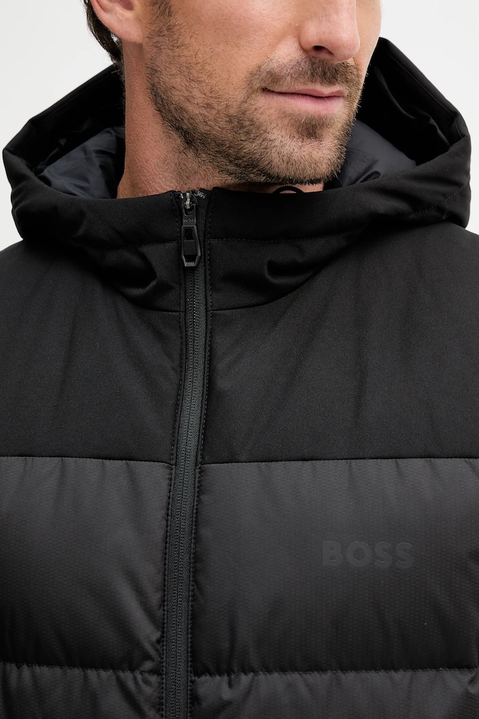 BOSS Green bezrękawnik puchowy OW_Block-X Vest HD 50548711 czarny