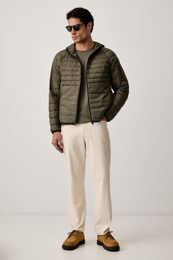 BOSS Green Krátká bunda pánská OW_Urbanex JT HD 50549181 zelená AW25