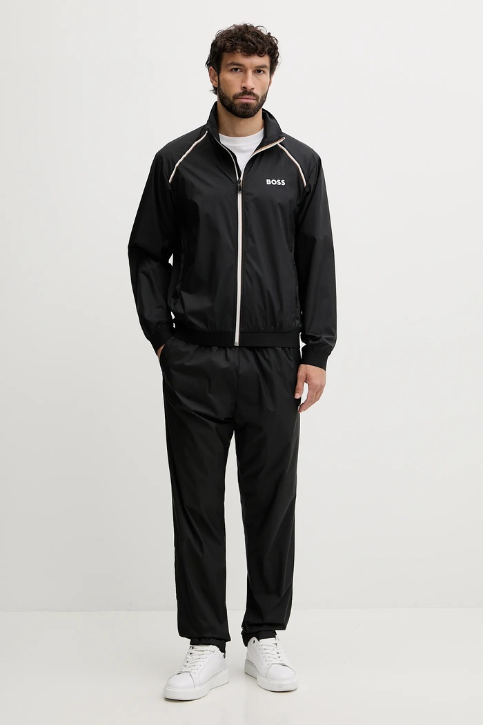 Trenirka BOSS Green LW_Match Tracksuit Potisk črna 50556526