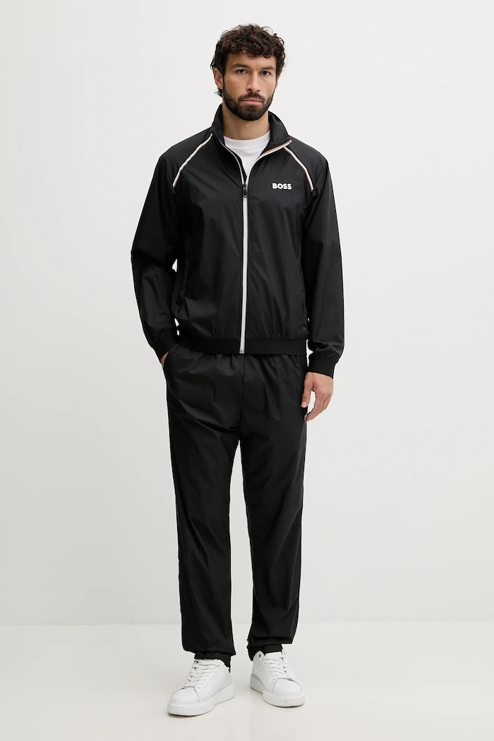 Trenirka BOSS Green LW_Match Tracksuit Potisk črna 50556526