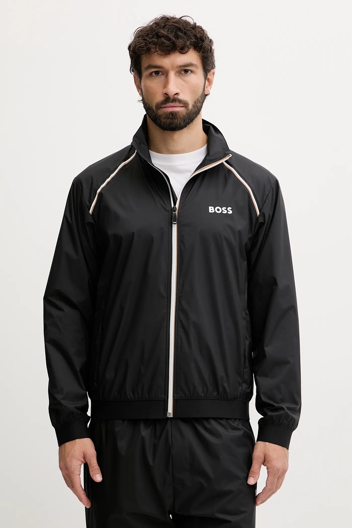Trenirka BOSS Green LW_Match Tracksuit 50556526 črna AW25