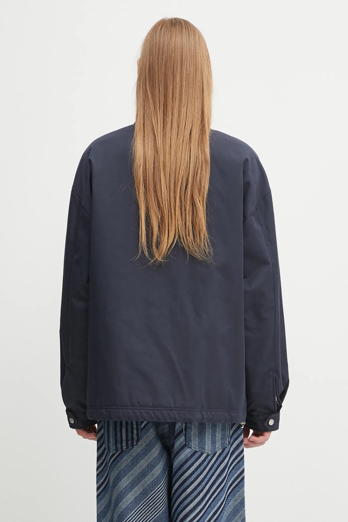 Odjeća Jakna Kenzo Chainstitch Coach FF65BL0659OI mornarsko plava