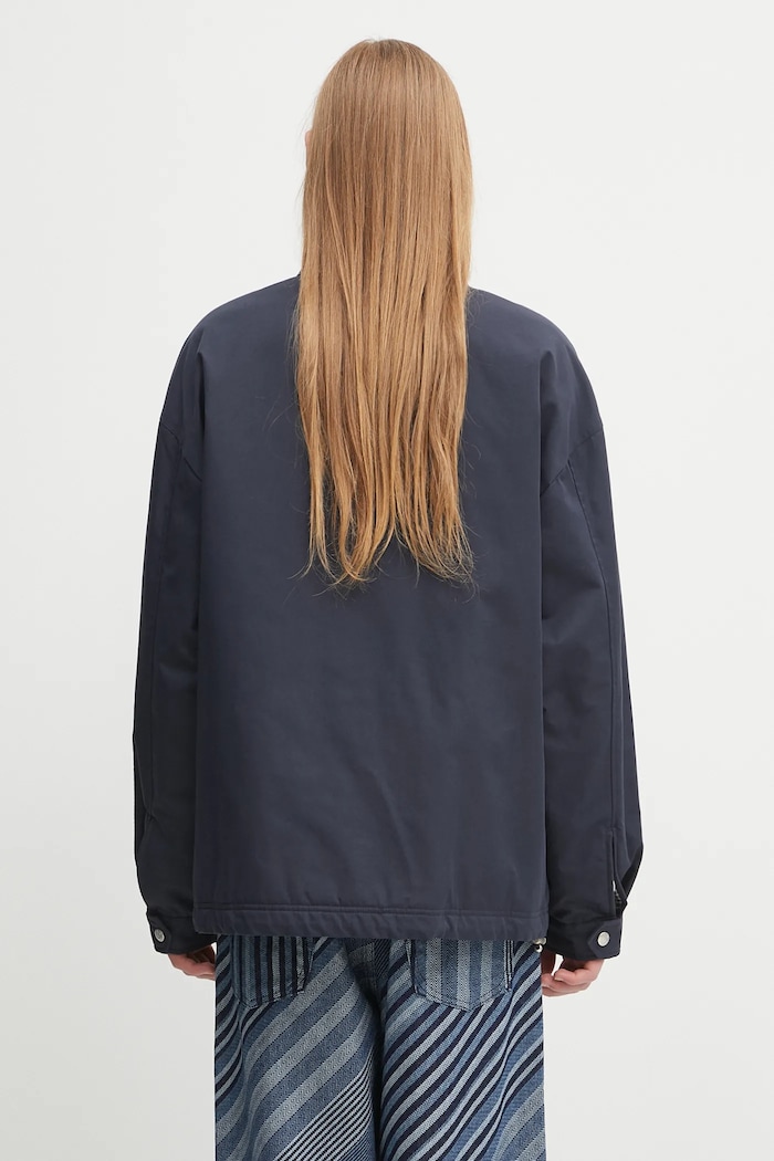 Odjeća Jakna Kenzo Chainstitch Coach FF65BL0659OI mornarsko plava